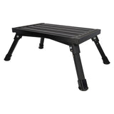 Victoria opvouwbare aluminium opstap - zwart