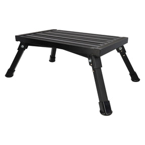 Victoria opvouwbare aluminium opstap - zwart