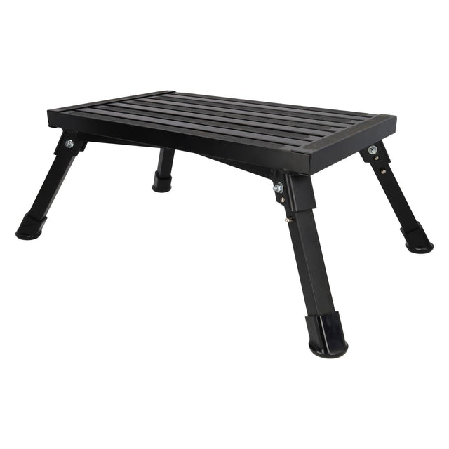 Victoria opvouwbare aluminium opstap - zwart