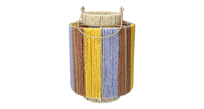 Lantern lunara d18xh24.5cm ochre lilac