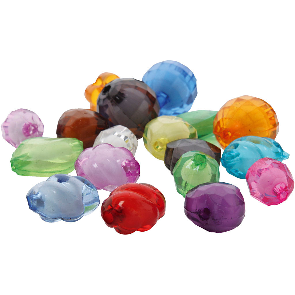 Https: www.cchobby.nl facettierte-perlen-acryl-größe-8-20-mm-lochgröße-2-3-mm-verschiedene-farben-1000-gr-1-box