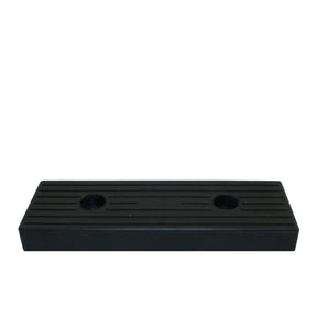 Rubber boottrailer kussen 300x100mm zwart
