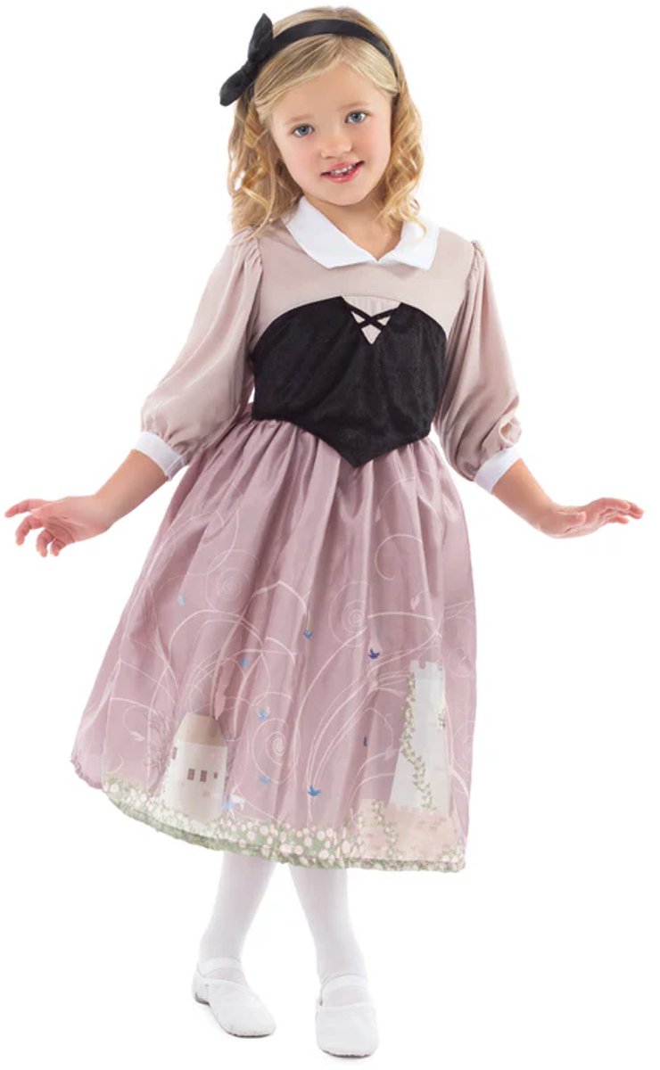 Kleine Abenteuer - Dornröschenkleid - mit Stirnband – Größe l (110-122)