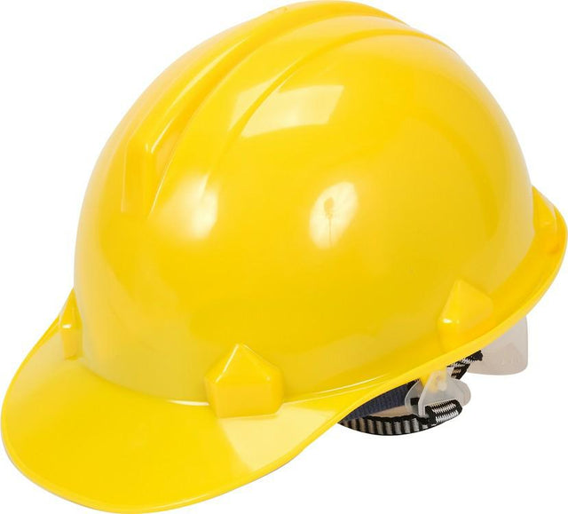 Vorel helm beschermend geel hdpe