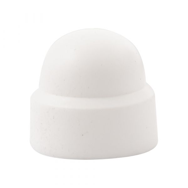 Abdeckkappenmutter M8 weiß Kunststoff Dose 50 Stk.