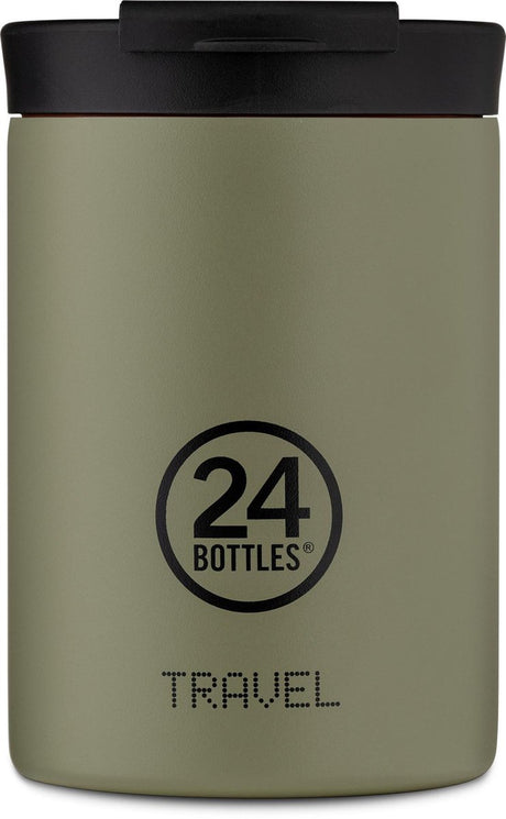 24Bottles 24 Flaschen Reisebecher 350 ml Stone Sage Edelstahl Thermoskanne langlebig