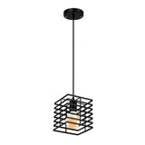 Homestyle Pro MK015-B Industrie-Hängelampe 15 x 18 cm, schwarzes Metall
