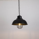 Homestyle Pro MK107-BB Industrie-Hängelampe 33 x 26 cm, schwarzes Metall