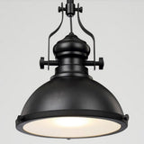 Homestyle Pro MK102-WB Industrielle Hängelampe 32x35 cm Schwarz-Weiß-Metall