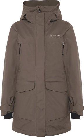 Didriksons felia wns parka dames outdoorjas - mocha brown