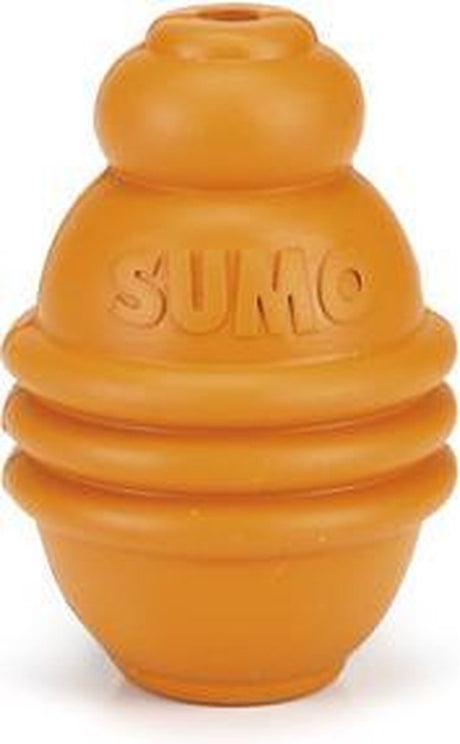 Beeztees sumo play - hondenspeelgoed - rubber - oranje - s