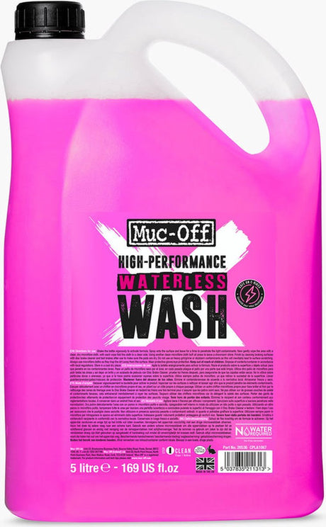 Muc-off wasserlose Waschpolitur für Fahrrad- und Automotoren ohne Wasser – 5 l