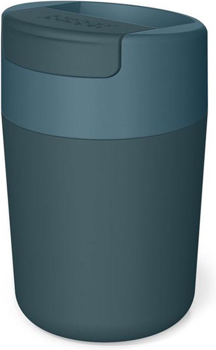Joseph Joseph Flip-Top-Trinkbecher, 0,34 l, blau - | nippen