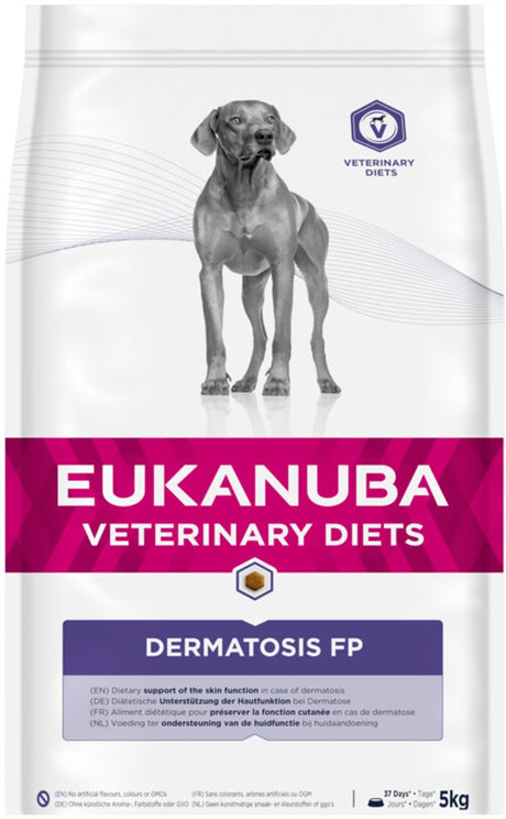 Eukanuba Dermatose-Serie – Trockenfutter für Hunde – 5 kg – reich an Proteinen – hypoallergen