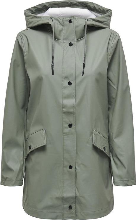 Nur Jacke Onlelisa Regenmantel Otw Noos 15261734 Agavengrün Damengröße - L