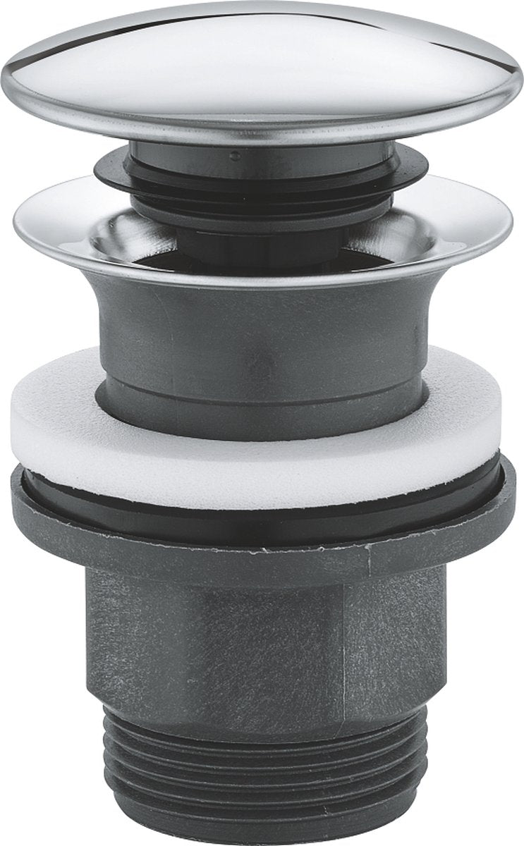 Grohe waste set met push open plug - chroom 40869000