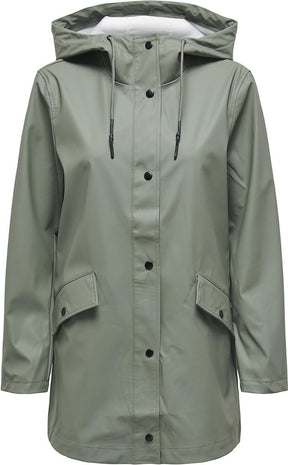 Nur Jacke Onlelisa Regenmantel Otw Noos 15261734 Agavengrün Damengröße - S