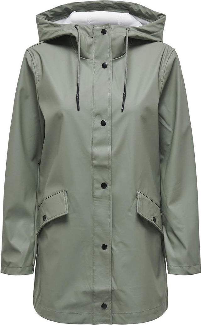 Nur Jacke Onlelisa Regenmantel Otw Noos 15261734 Agavengrün Damengröße - S