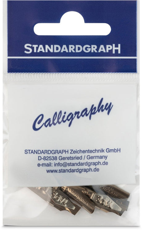 Standardgraph - kalligrafiepunten - italic 4.0 mm met inktreservoir set à 5 stuks - sg-hi-705-4