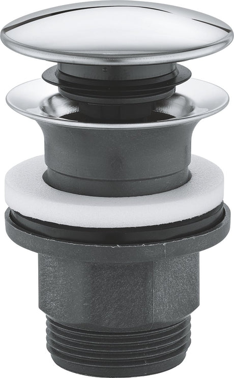 Grohe waste set met push open plug - chroom 40869000