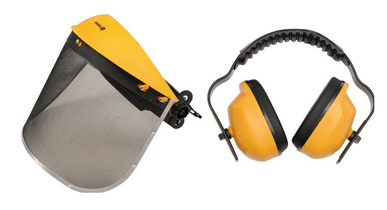 Vorel netto bescherming helm + oorbel