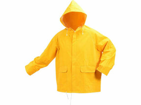 Vorel regenjasje. geel xxxl