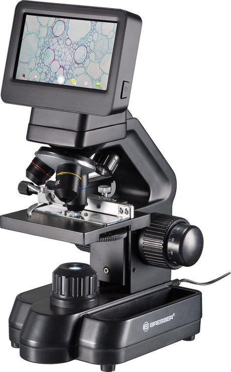 Bresser-Mikroskop - Biolux Touch - Digitales LCD-Mikroskop - bis zu 40-fache Vergrößerung