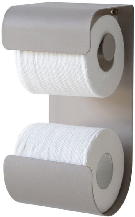 Sealskin - brix wc rolhouder - toiletrolhouder dubbel - beige - greige