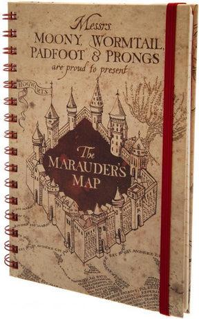Pyramid International Harry Potter – Die Marauders Karte, A5-Notizbuch mit Spiralbindung