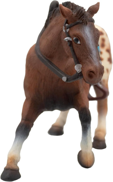 Bullyland 62668 – Spielfigur und Sammelfigur Appaloosa-Hengst – ca. 11 cm – lebensechte und detaillierte Gestaltung – ideal als Tortenfigur und kleines Geschenk für Kinder ab 3 Jahren.