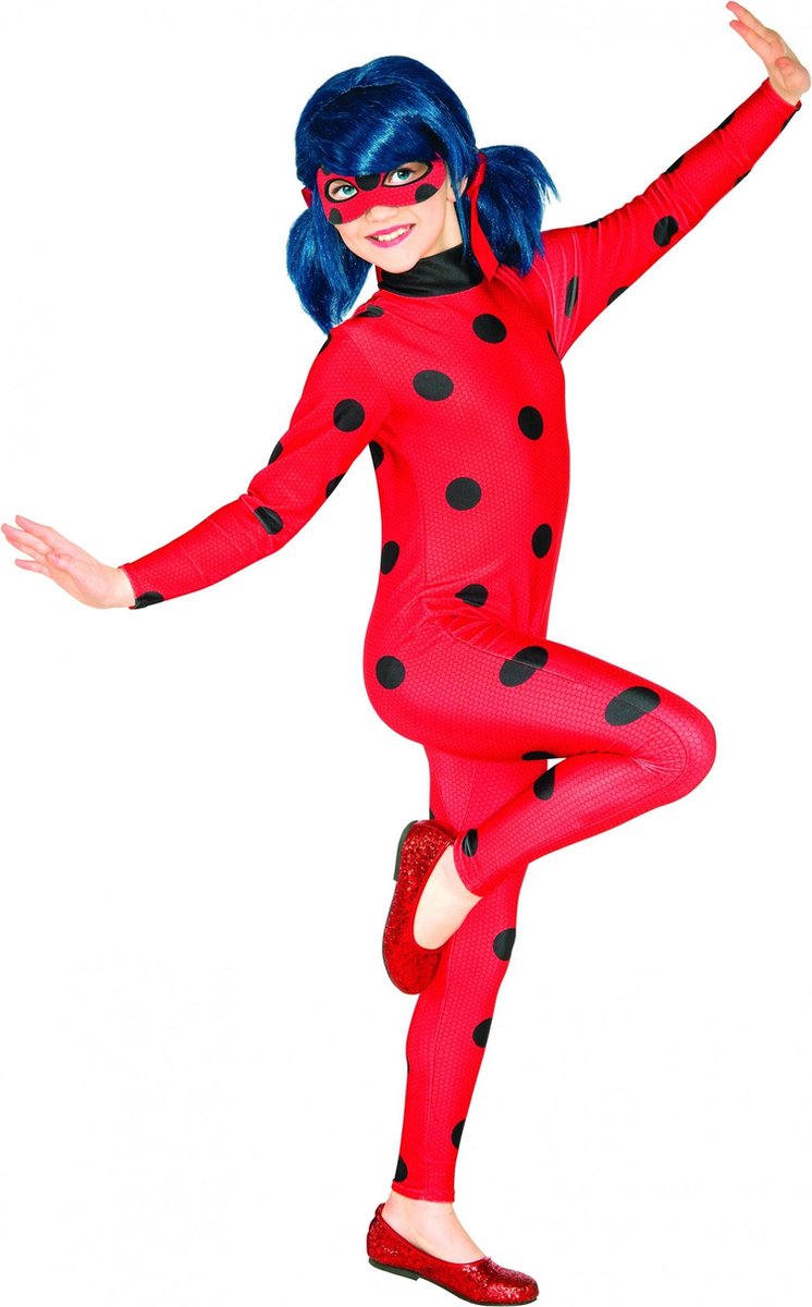 Rubies Rubies Kostüm Miraculous Ladybug Mädchen Rot Größe S