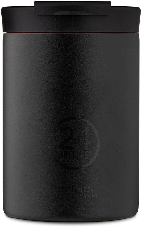 24Bottles 24 Bottles Reisebecher Tuxedo Black 350ml Edelstahl Thermosbecher nachhaltig