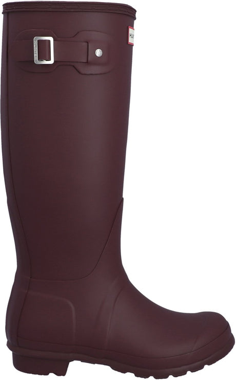 Hunter womens original tall boot dames regenlaarzen - bordeaux rood 43