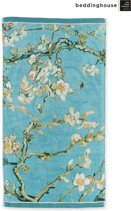 Beddinghouse x van gogh museum blossom - douchehanddoek - 55x100 cm - blauw