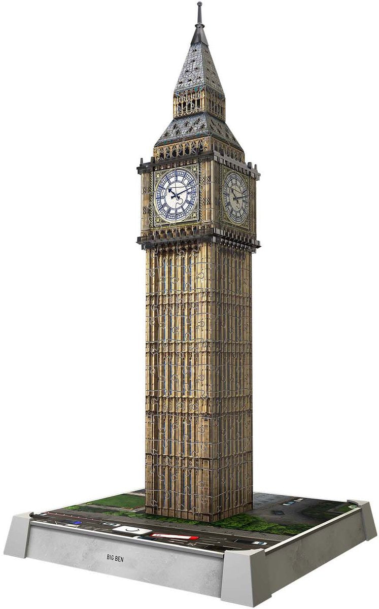Ravensburger 3D-Puzzle Icons Big Ben – mit Licht – 235 Teile.