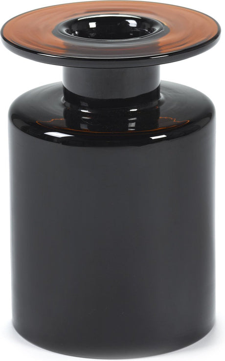 Serax - Marie Michielssen Wind Fire - Vase M - Schwarz Dunkelbraun - 18 ø - H 27 cm - 5,25 kg