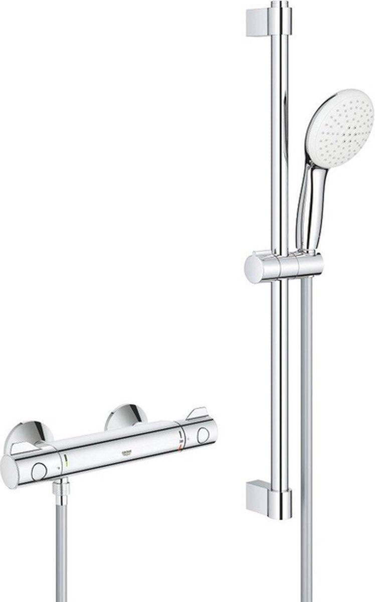 Grohe Grohtherm 800 Komfortset 150mm mit Kupplungen 60cm chrom