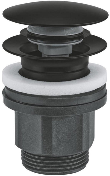 Grohe Ablaufgarnitur – ø63 mm – aufschiebbar – mattschwarz