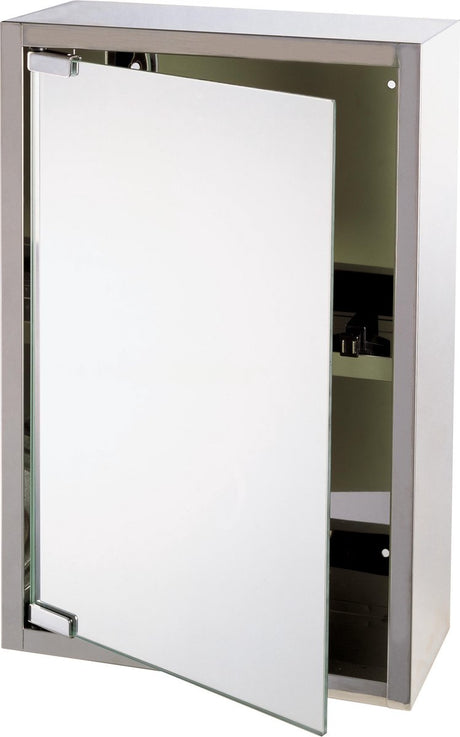 Spiegelschrank im Differnz-Look – 51 x 38 x 18 cm – Edelstahl