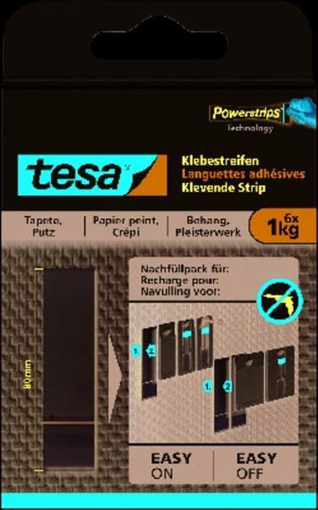 Tesa-Klebestreifen für Tapeten und Putz