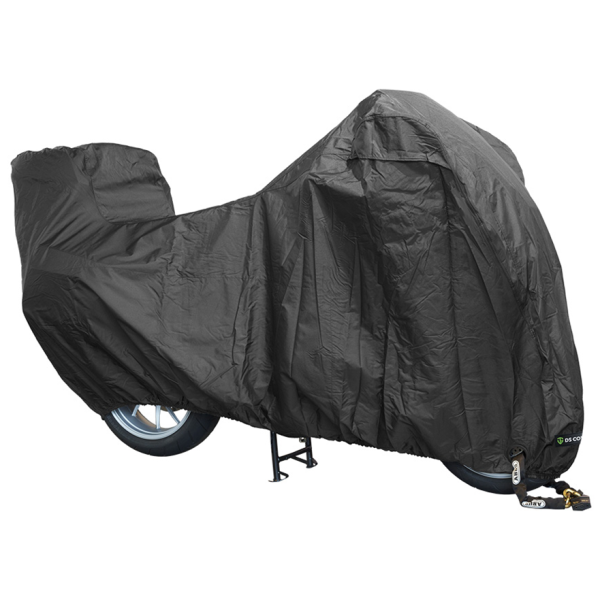 DS Deckt Motorabdeckung Alfa Top Case xxlarge mit Kennzeichenfenster ab
