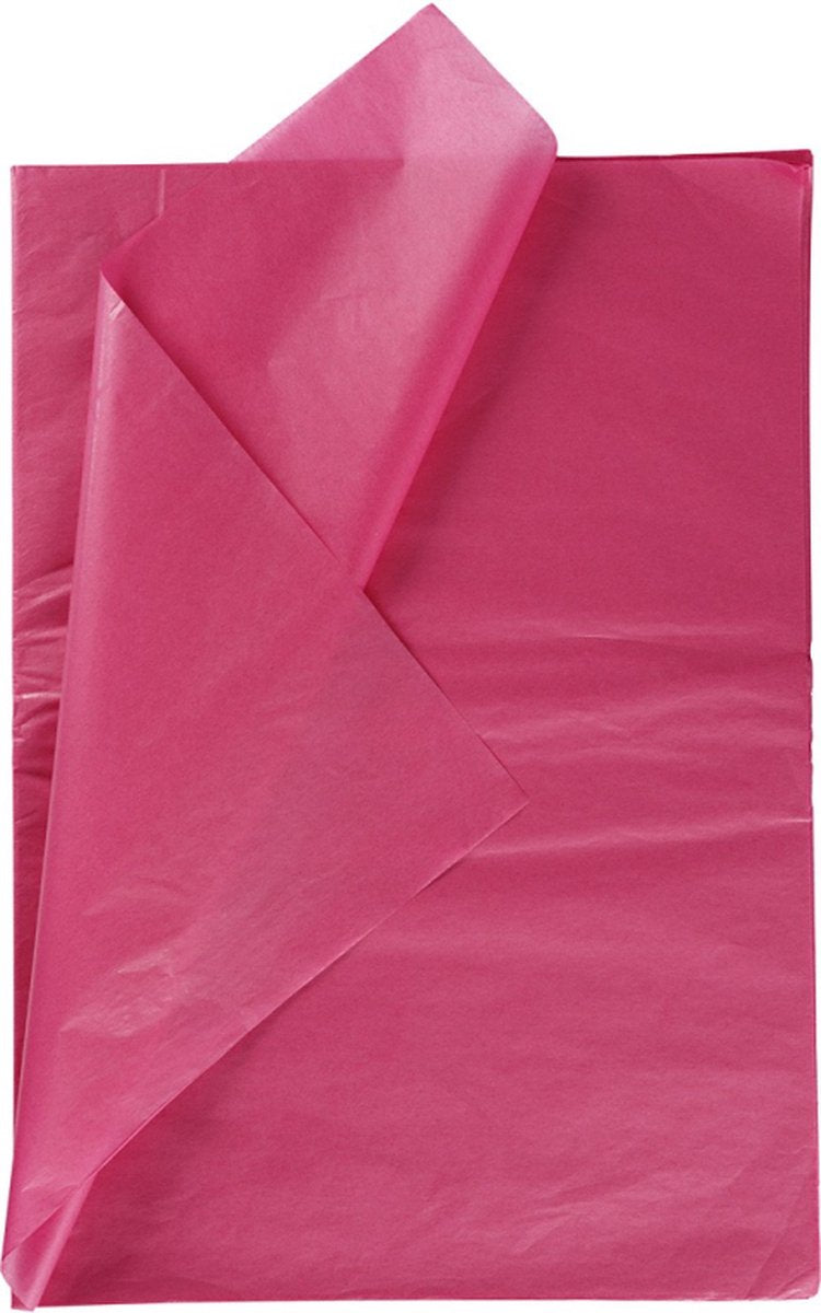 Creativ Company Seidenpapier, Blatt 50x70 cm, 17 g, rosa, 25 Blatt 1 Box