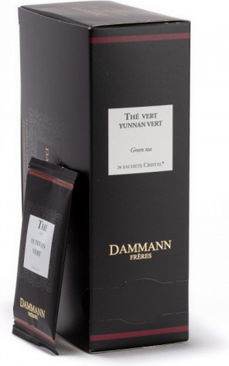Dammann Frères – Yunnan Vert – 24 Kristallteebeutel – grüner Tee