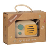 Holzradio - grau