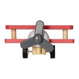 Doppeldeckerflugzeug aus Holz