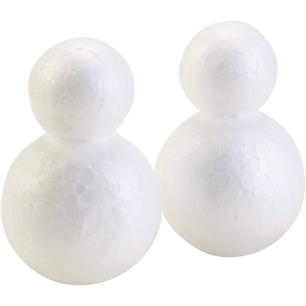 Styroporfiguren, H: 6,5 cm, 50 Stück, 1 Box
