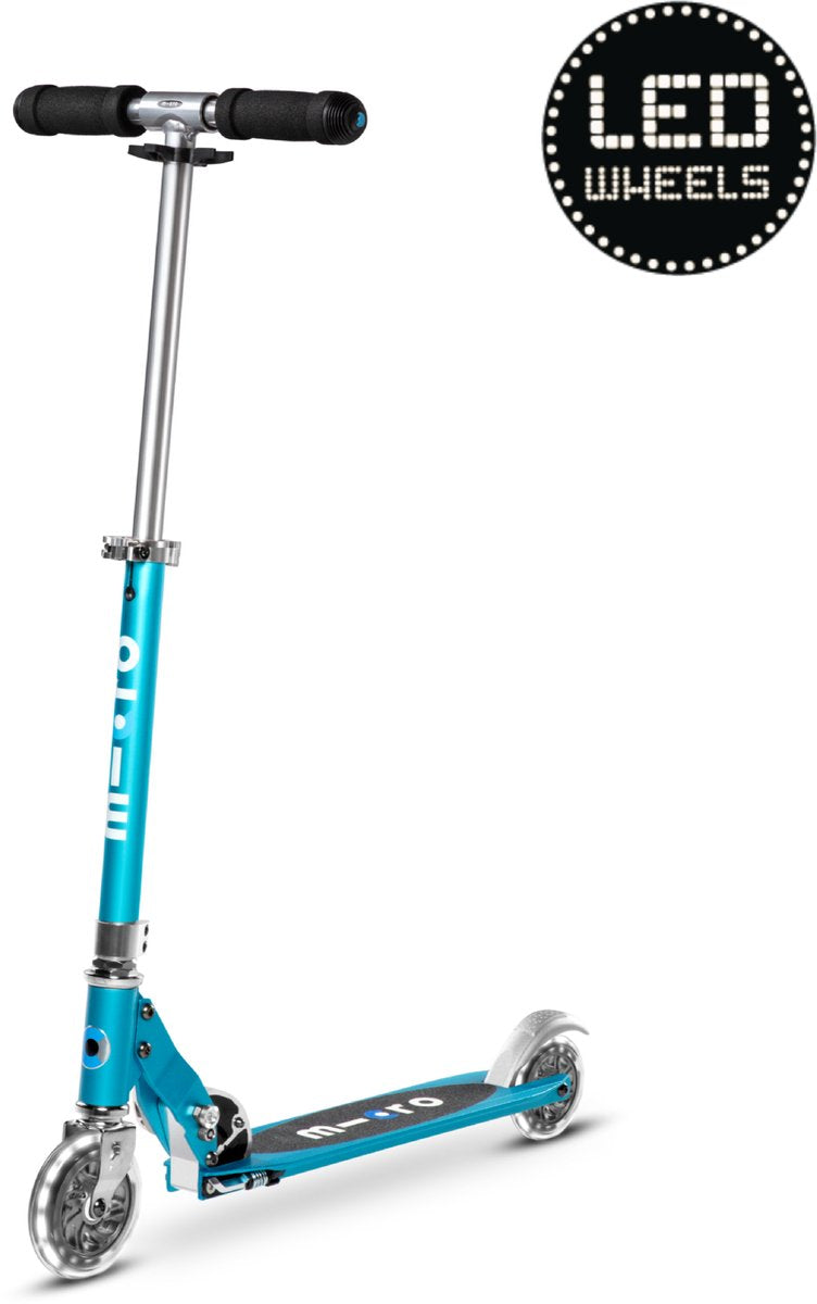 Micro - sprite 2-wiel vouwstep led - ocean blue