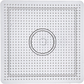 Creativ Company String Perlenzeichen Square Clear, 14,5 x 14,5 cm