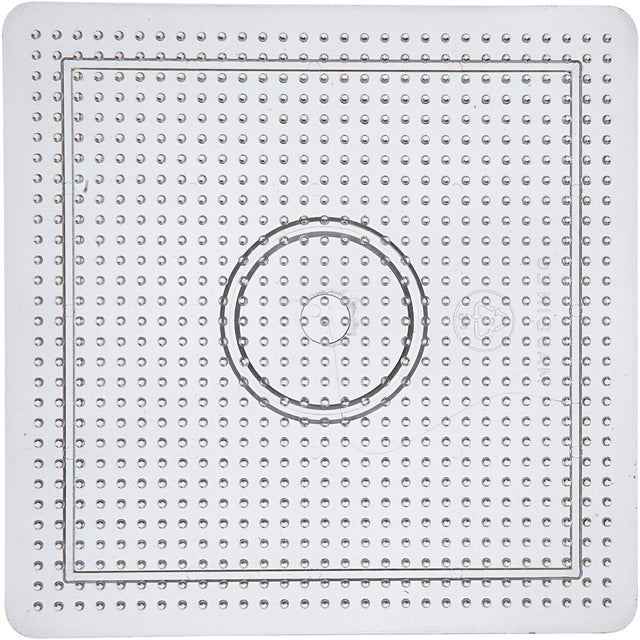 Creativ Company String Perlenzeichen Square Clear, 14,5 x 14,5 cm