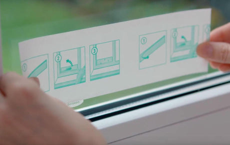 Bsi Aeroxon Fliegenfalle für Fenster – transparenter Klebestreifen – 4 Stück